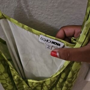 Fashion nova wrap dress